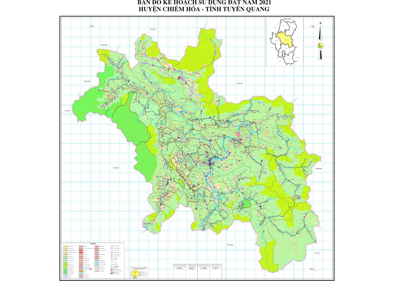 Bản đồ quy hoạch Huyện Chiêm Hóa