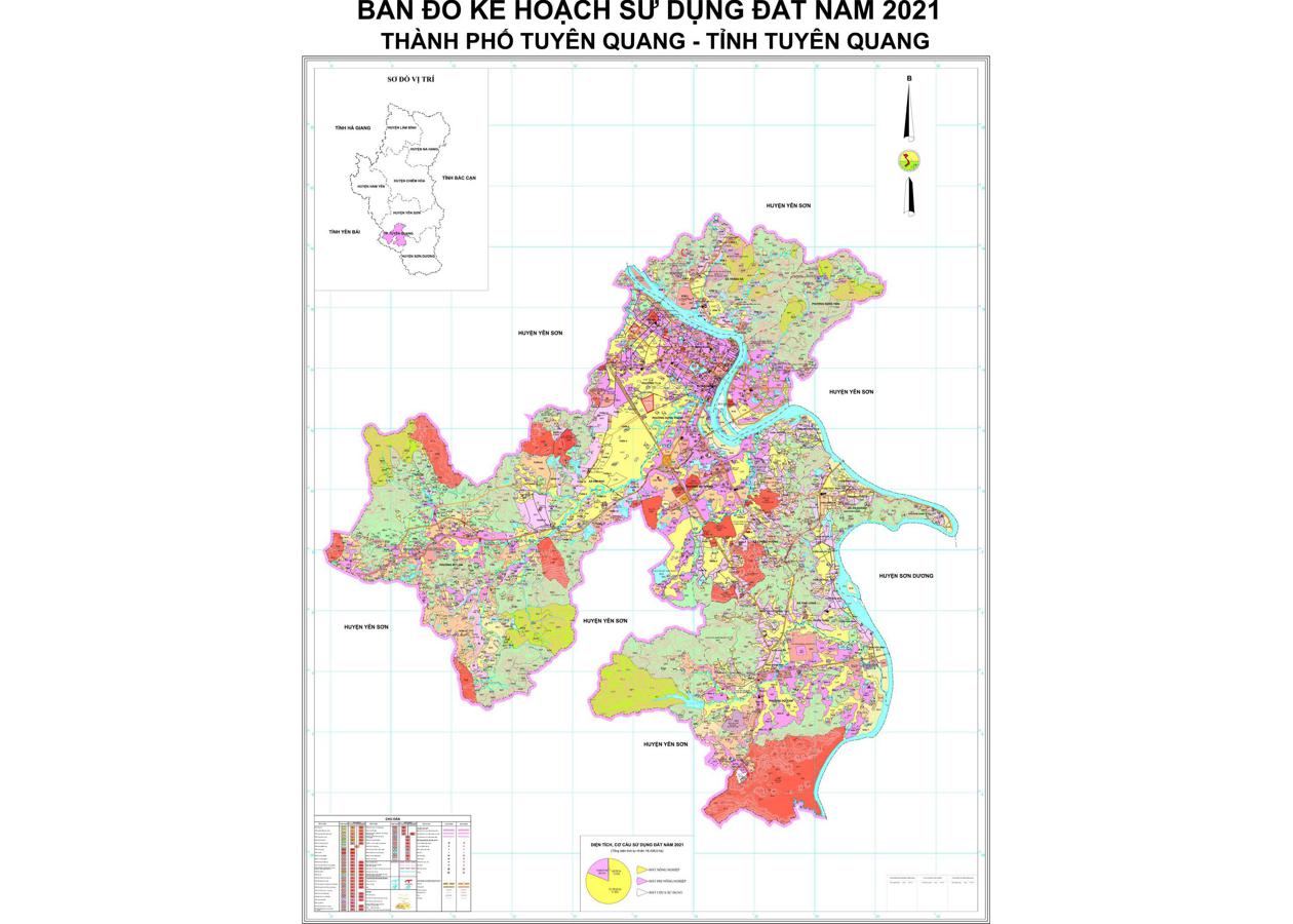 Bản đồ quy hoạch Thành phố Tuyên Quang