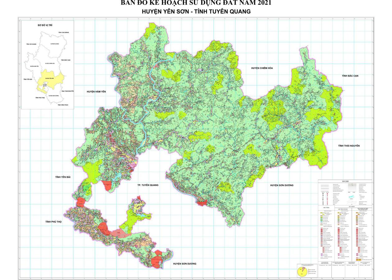 Bản đồ quy hoạch Huyện Yên Sơn