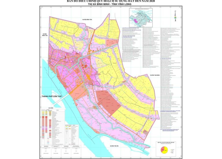 Tổng hợp thông tin và bản đồ quy hoạch Thị xã Bình Minh