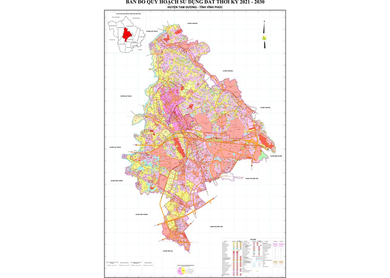 Bản đồ quy hoạch Huyện Tam Dương
