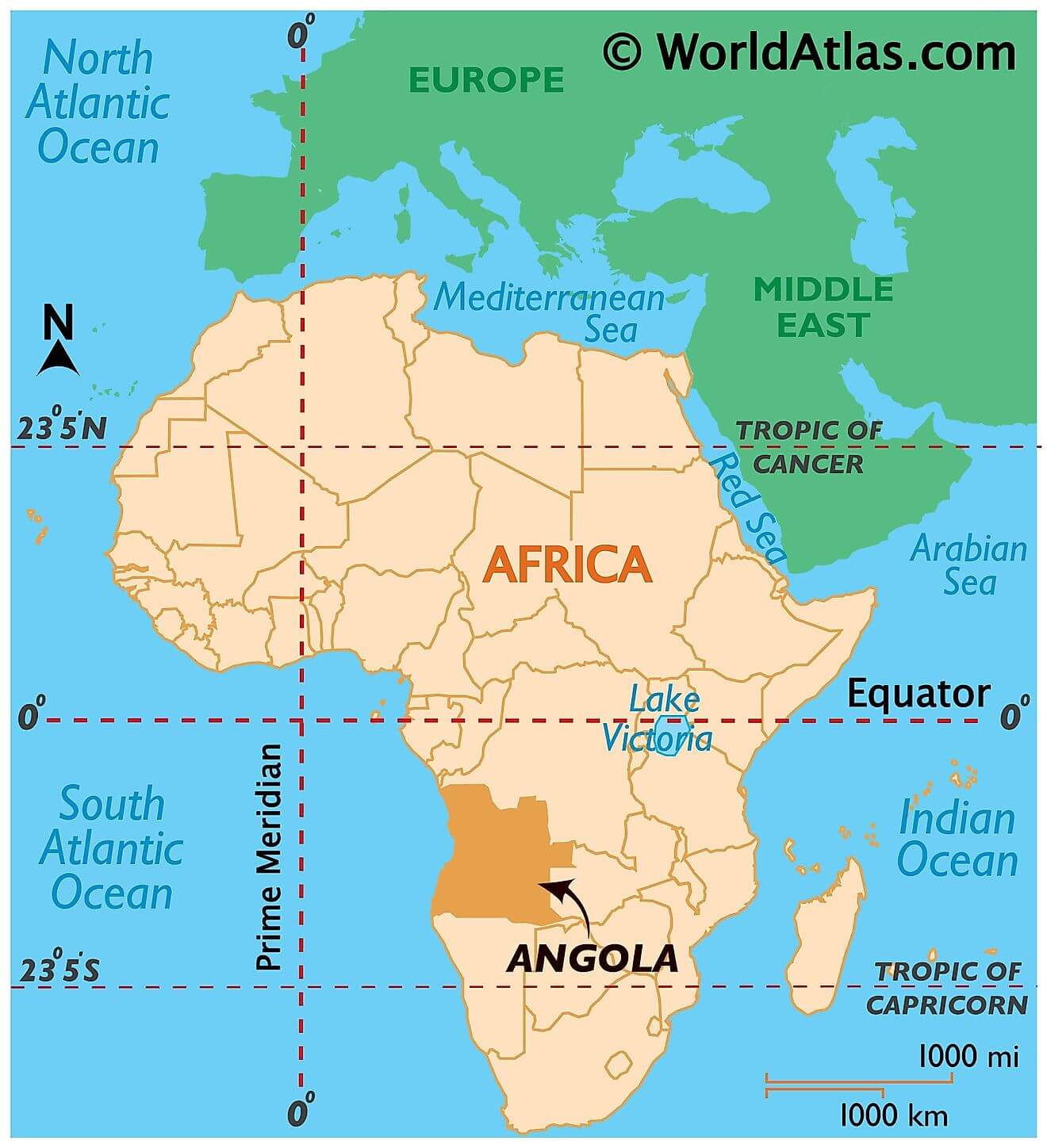Where is Angola?
