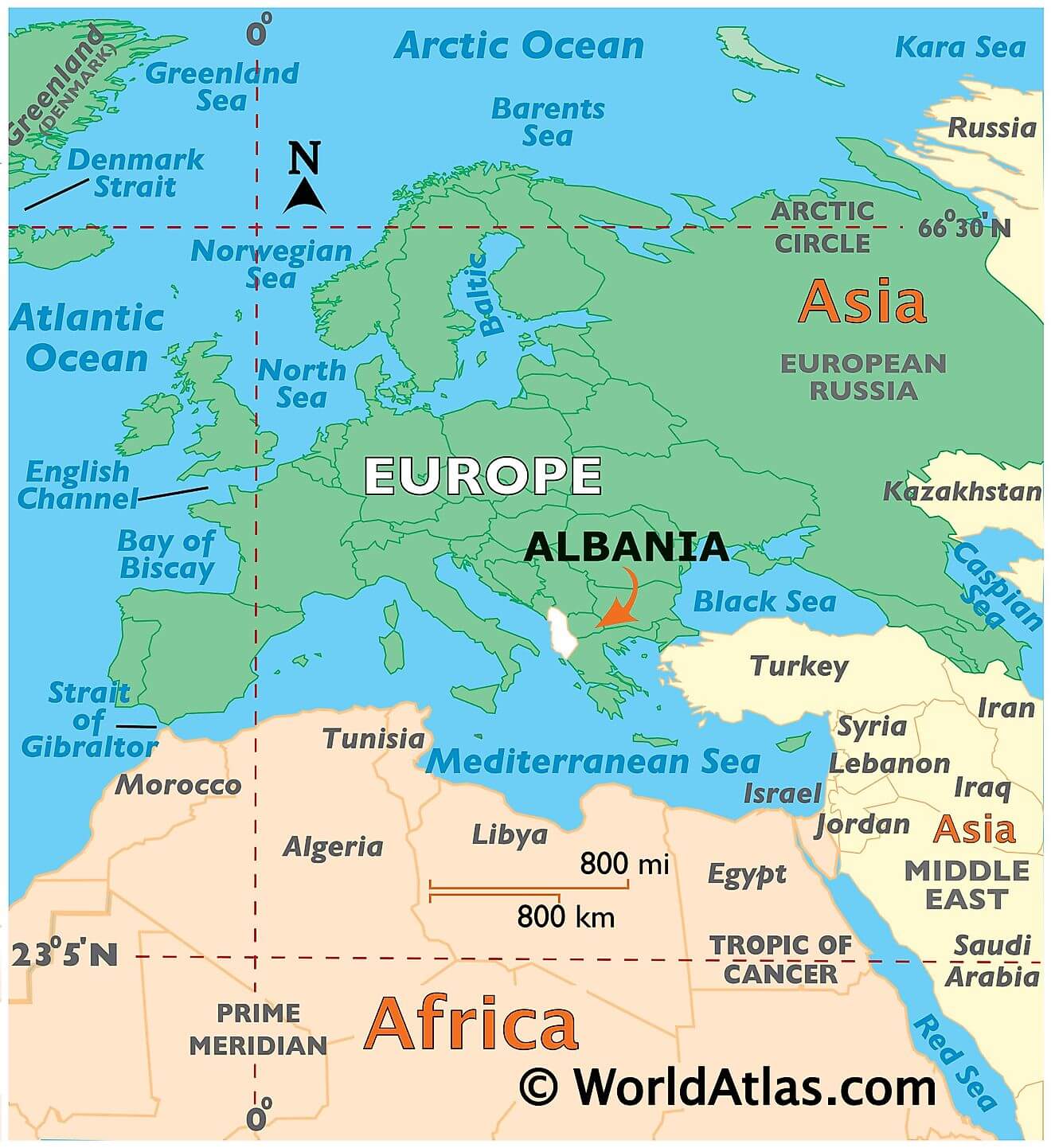 Where is Albania?