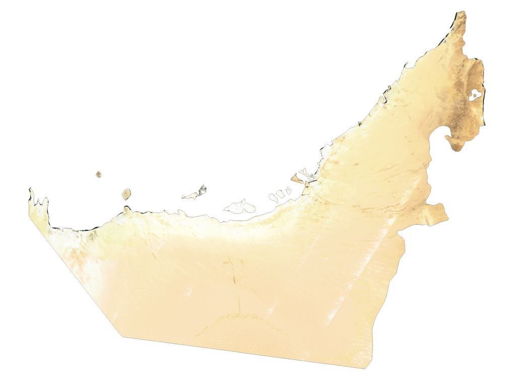 Các Tiểu vương quốc Ả Rập Thống nhất Bản đồ vệ tinh