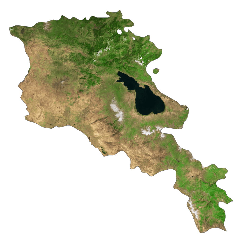 Armenia Bản đồ vệ tinh