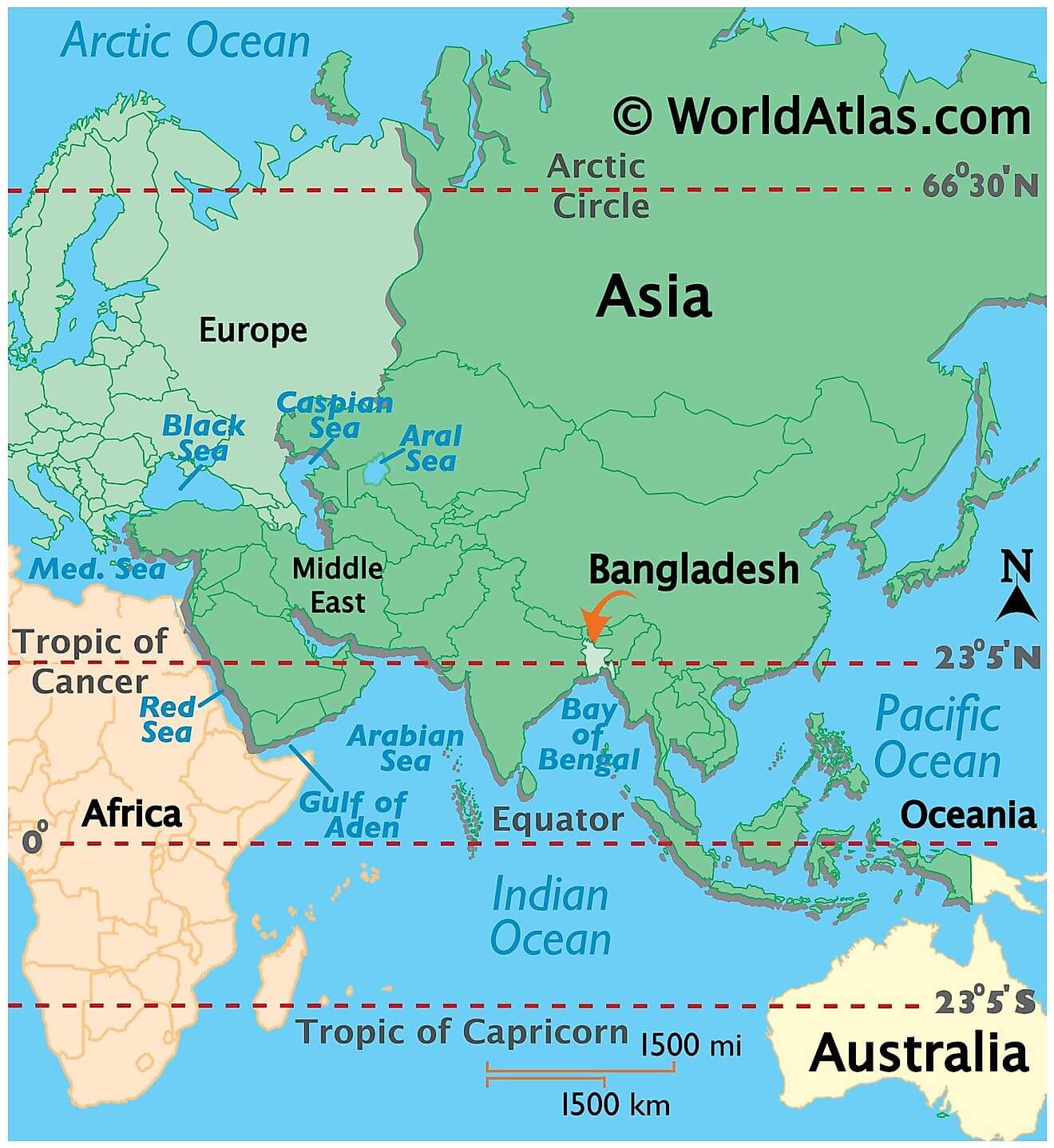 Bangladesh ở đâu?