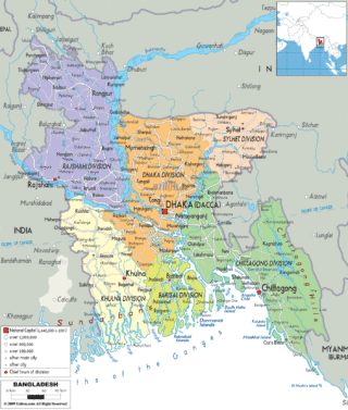 Map of Bangladesh