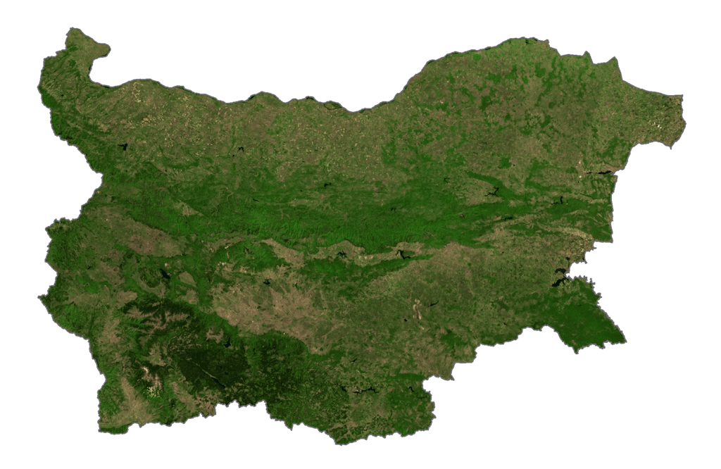 Bản đồ vệ tinh Bulgaria