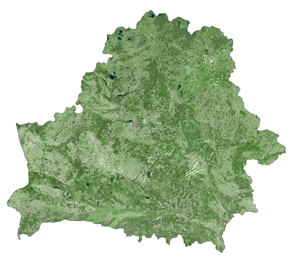 Belarus Bản đồ vệ tinh