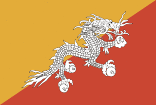 Quốc kỳ Bhutan class=