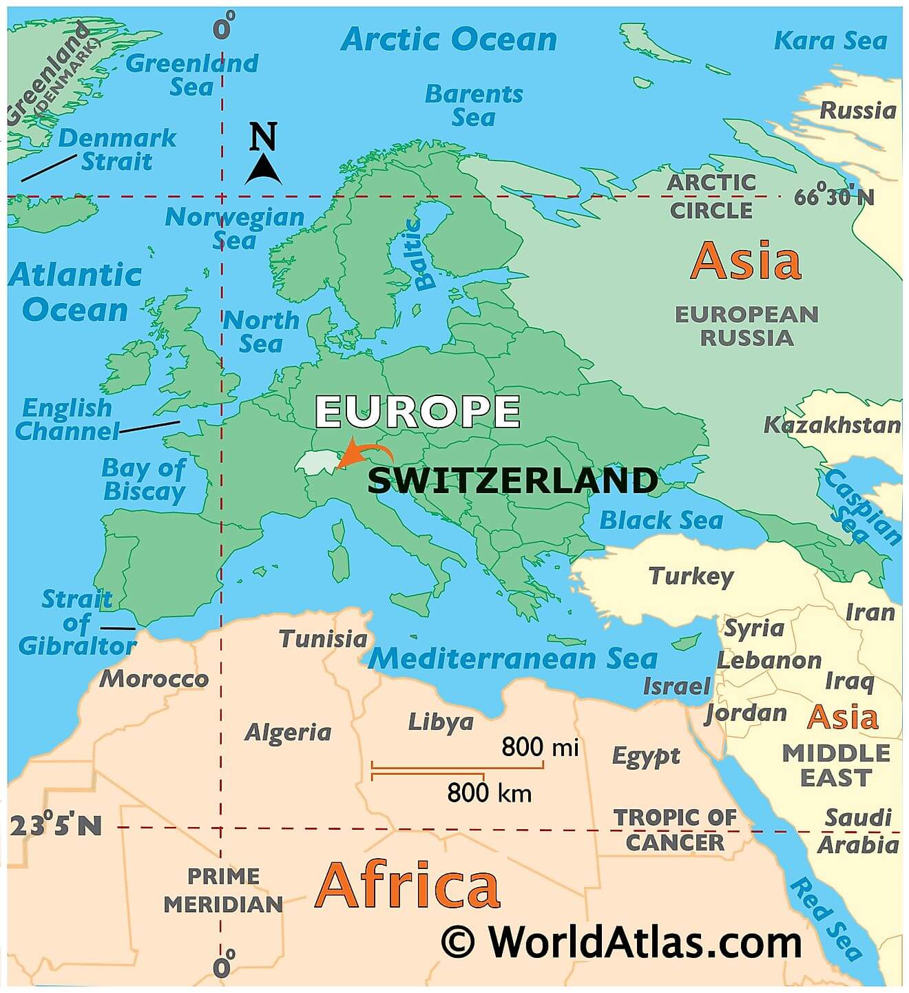 Thụy Sĩ ở đâu?