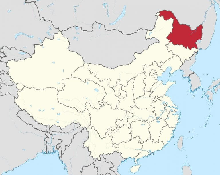 Bản đồ vị trí tỉnh Hắc Long Giang
