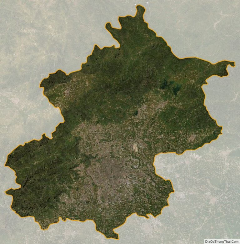 Bản đồ vệ tinh TP Bắc Kinh