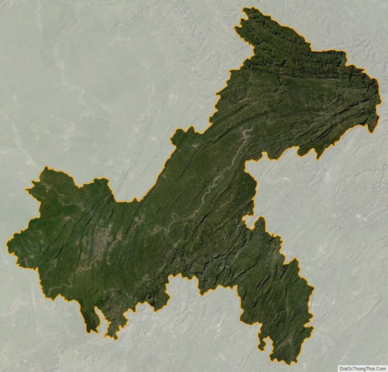 Bản đồ vệ tinh TP Trùng Khánh