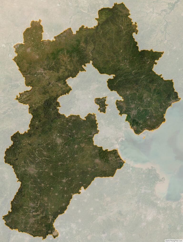 Bản đồ vệ tinh tỉnh Hà Bắc