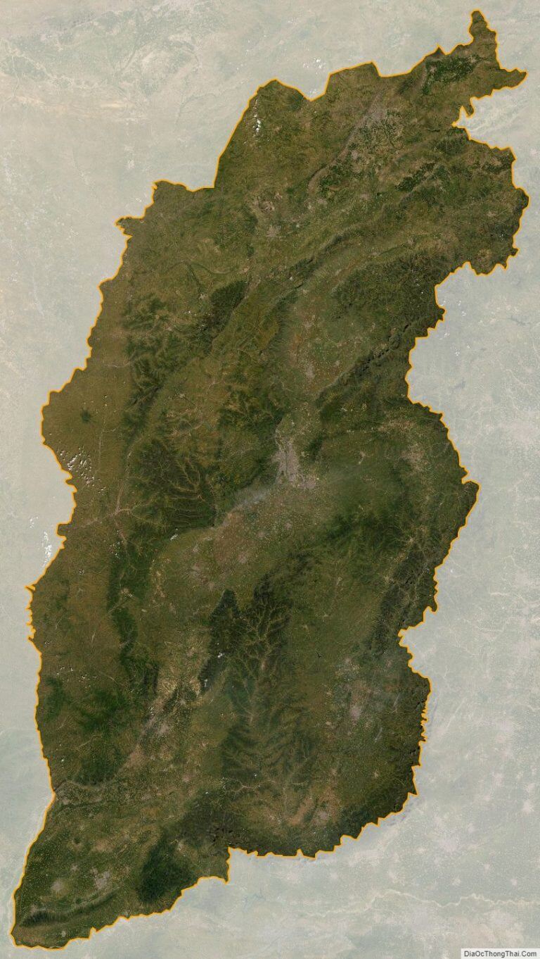 Bản đồ vệ tinh tỉnh Sơn Tây