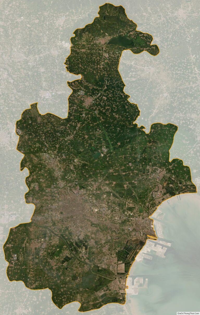 Bản đồ vệ tinh TP Thiên Tân