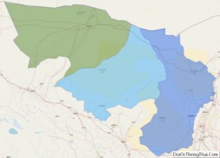 Vị trí và bản đồ  Alxa (A Lạp Thiện), khu tự trị Nội Mông