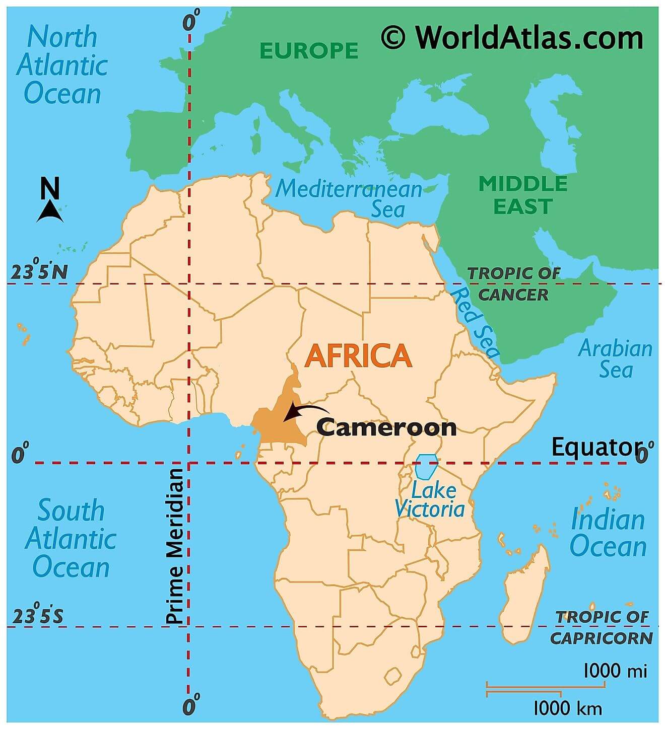 Camerun ở đâu?