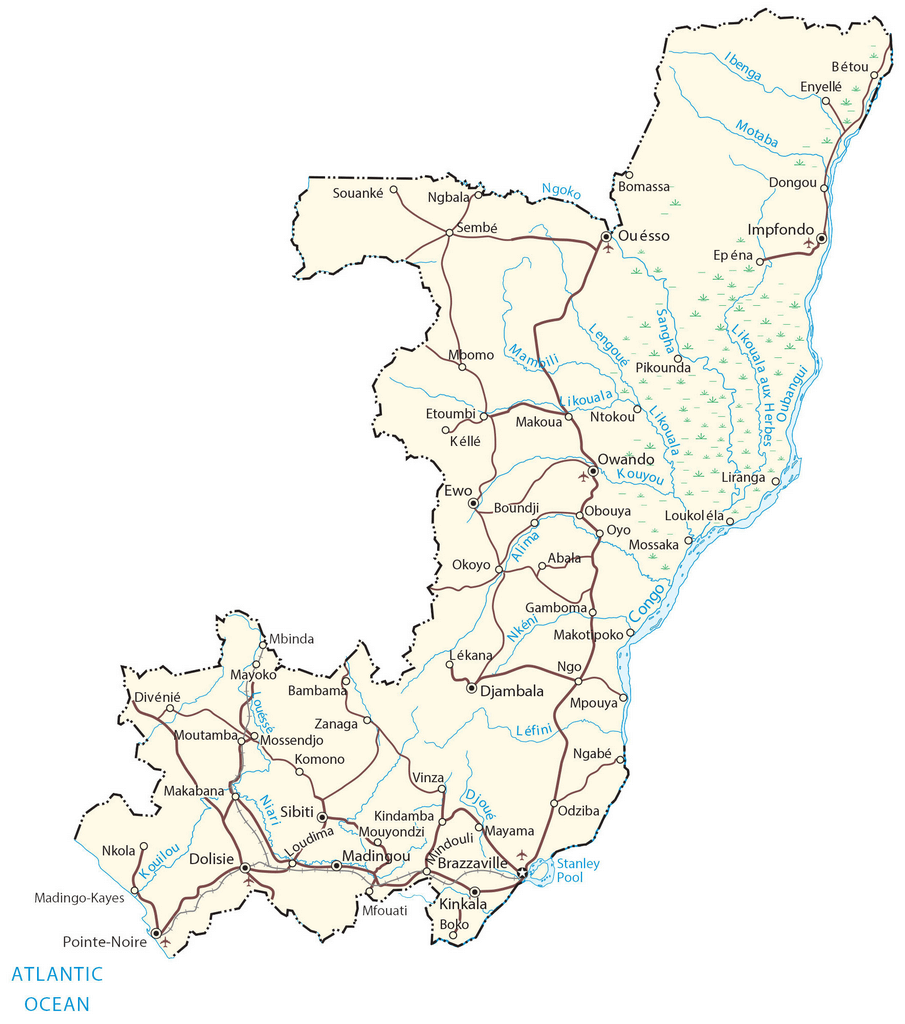 Bản đồ Congo