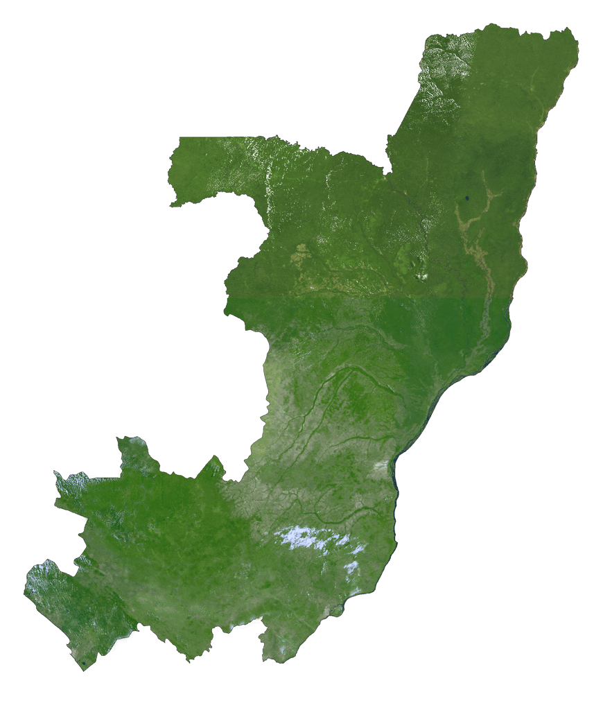 Bản đồ vệ tinh Congo