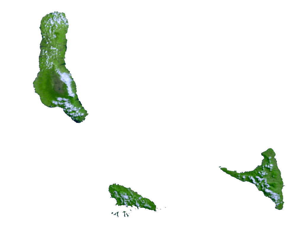 Bản đồ vệ tinh Comoros