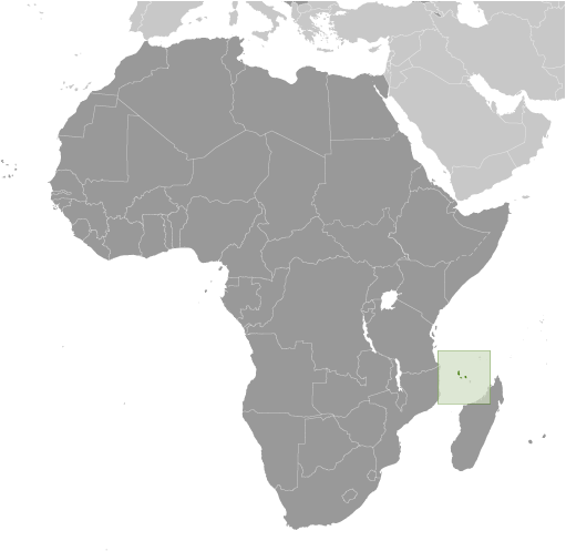 Bản đồ vị trí Comoros