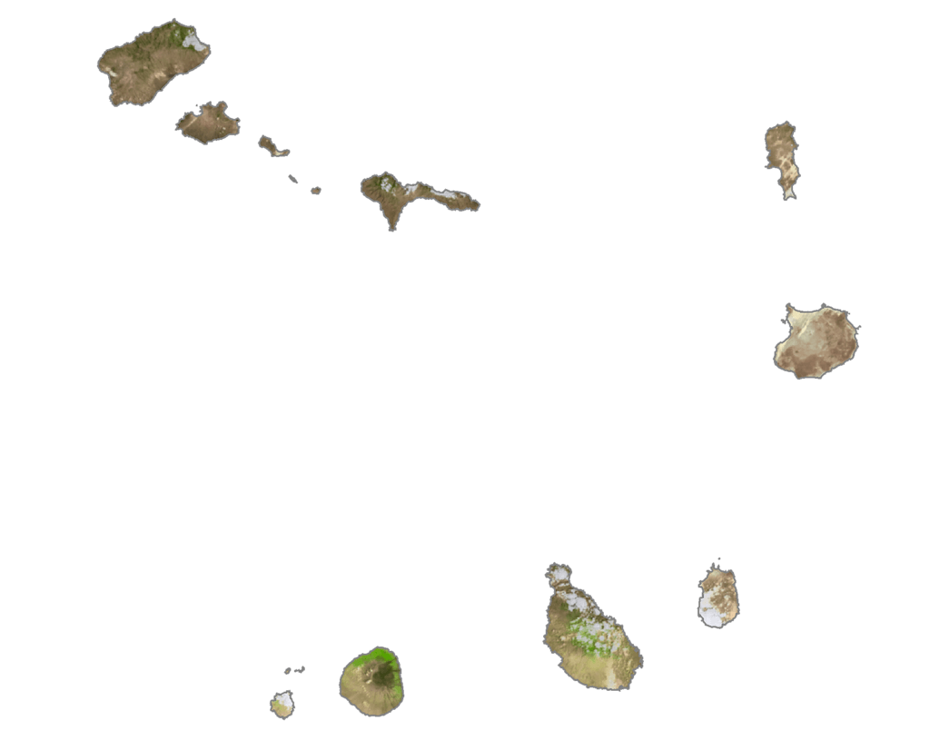 Bản đồ vệ tinh Cape Verde