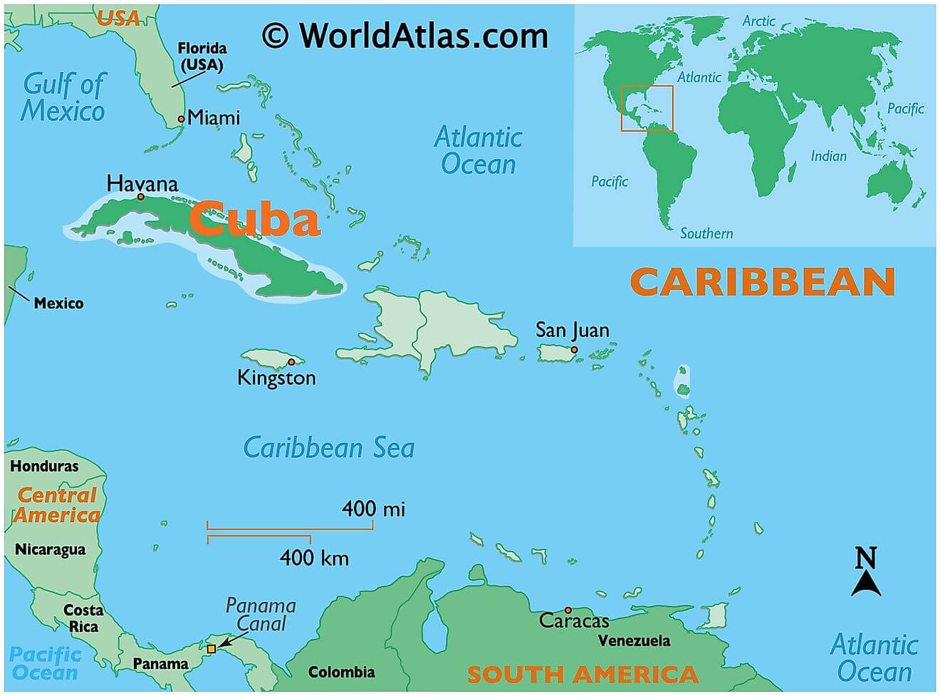 Where is Cuba?