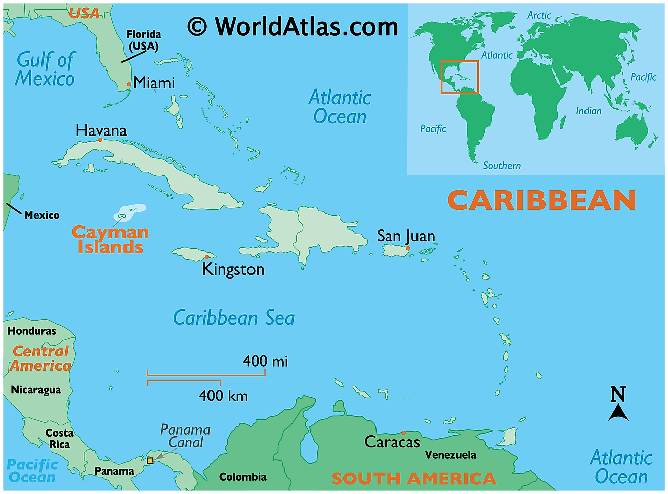 Quần đảo Cayman ở đâu?