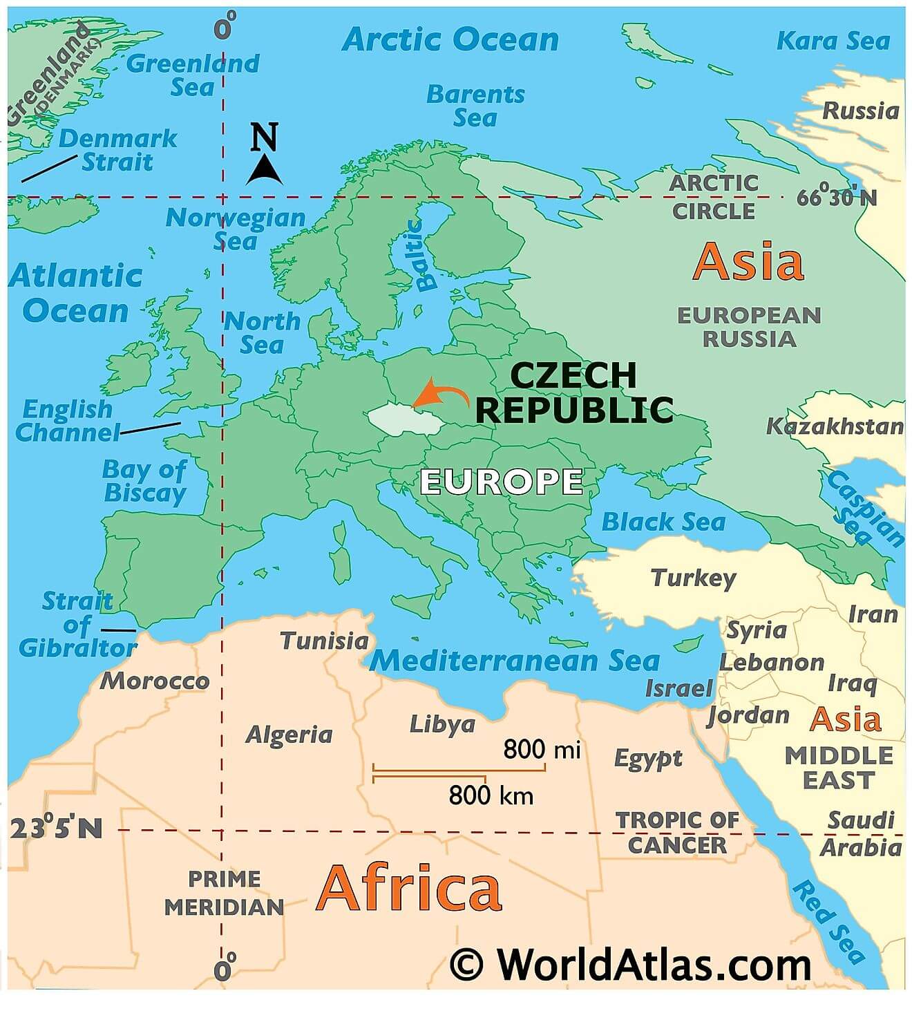 Cộng hòa Séc ở đâu?