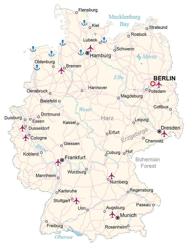 Bản đồ nước Đức