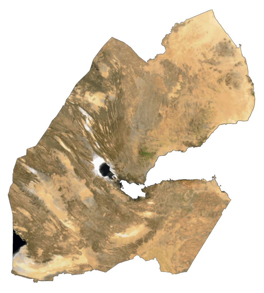 Bản đồ vệ tinh Djibouti