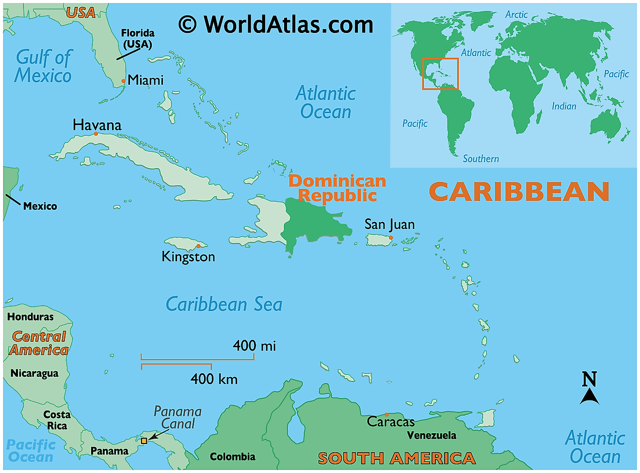 Cộng hòa Dominica ở đâu?