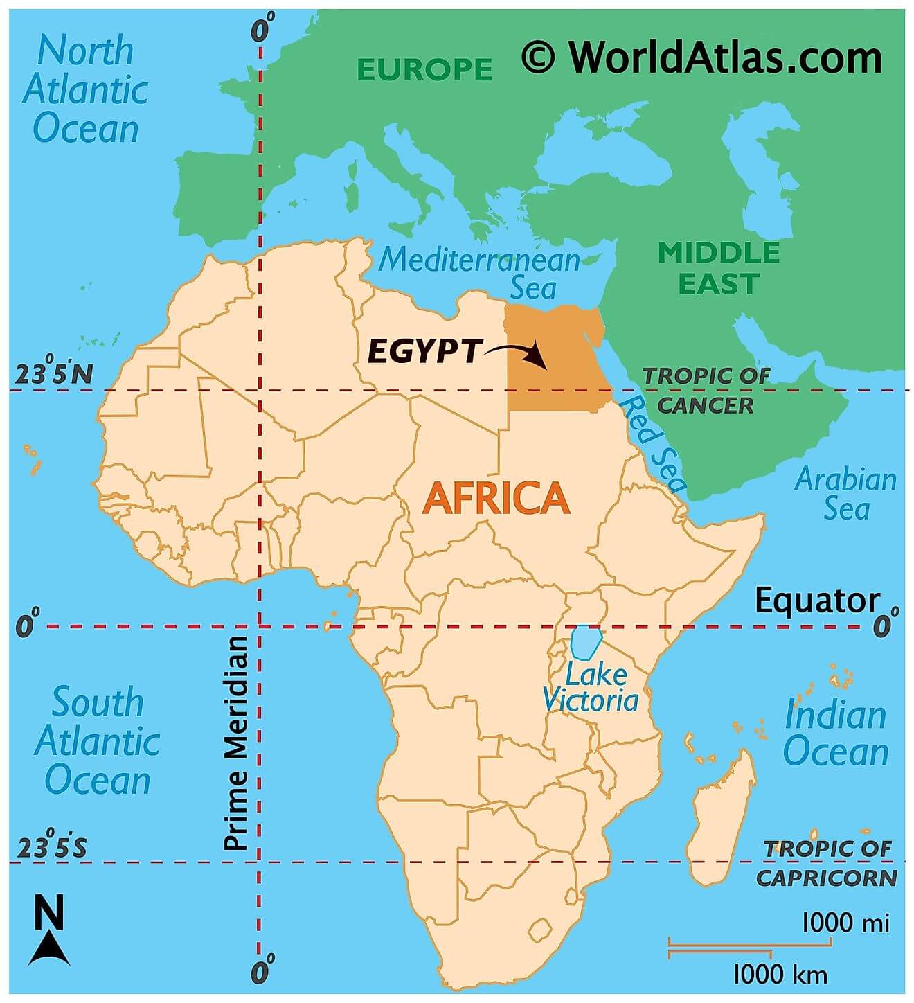 Ai Cập ở đâu?