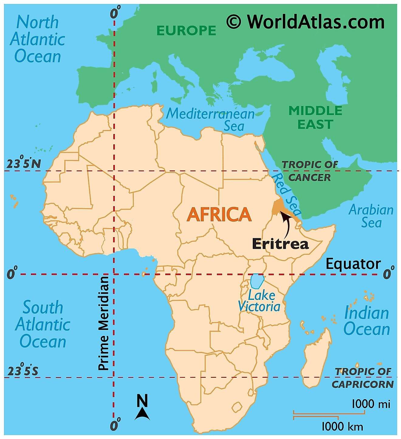 Eritrea ở đâu?