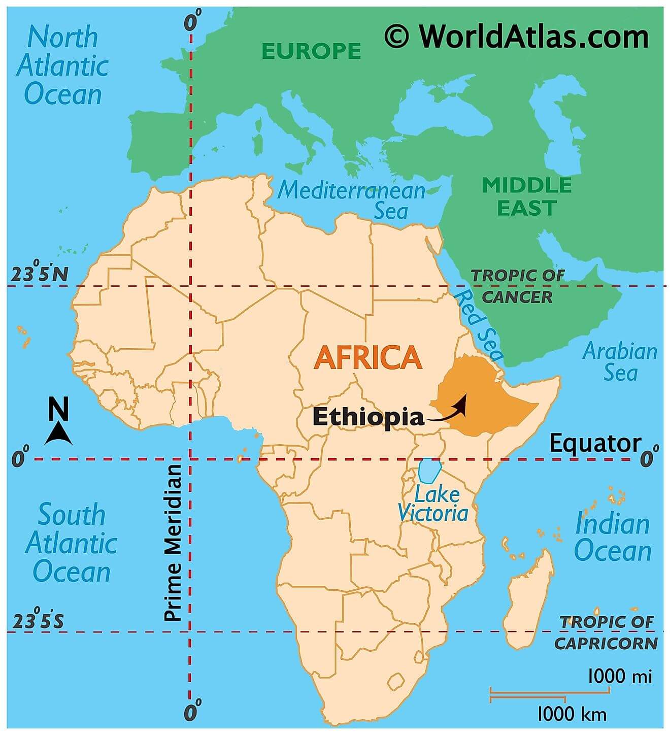 Ethiopia ở đâu?