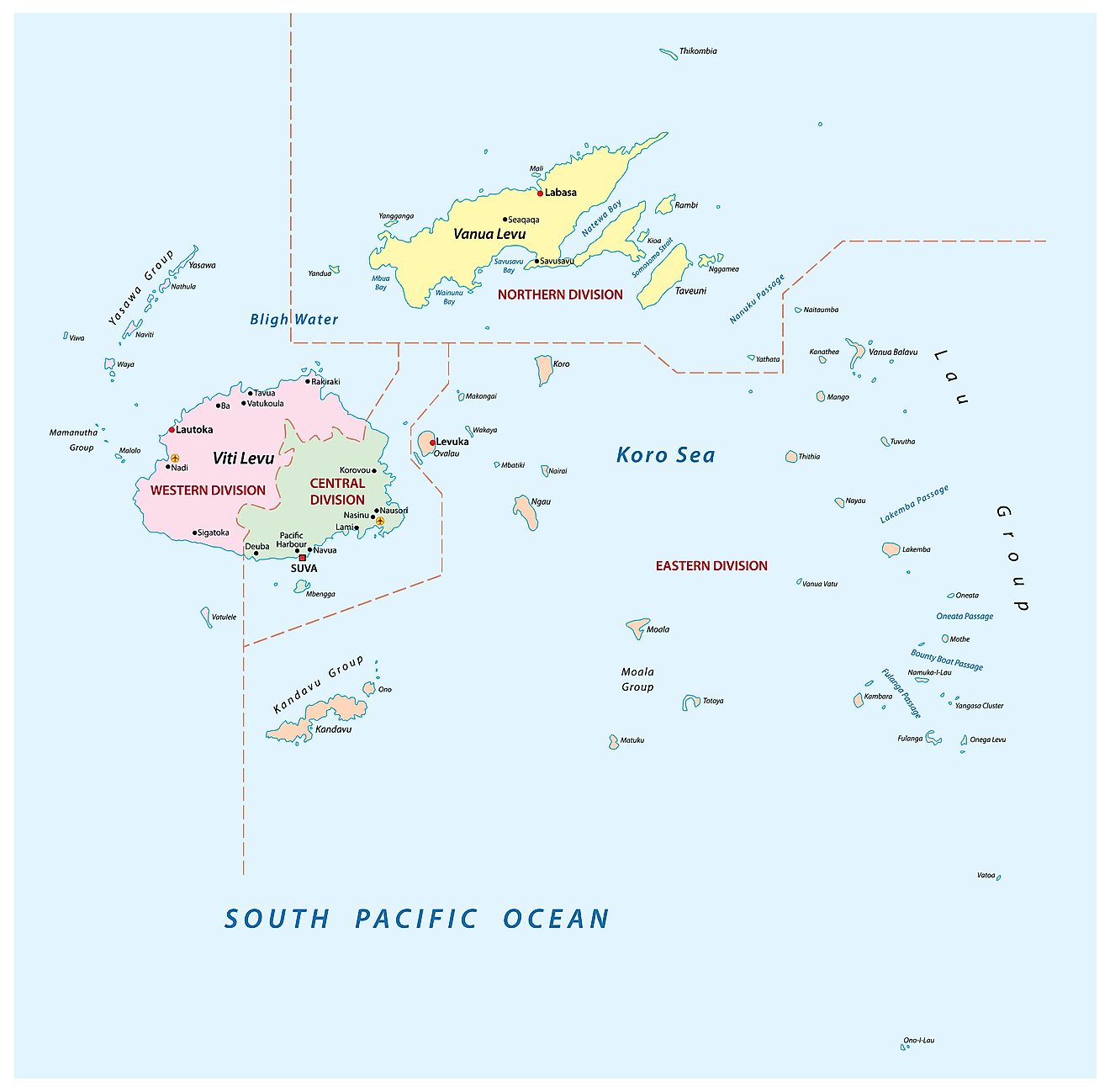 Bản đồ Fiji