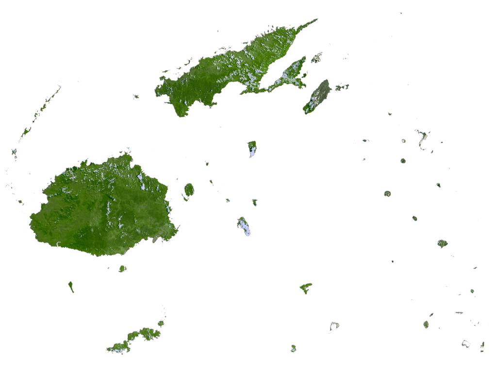 Bản đồ vệ tinh quần đảo Fiji