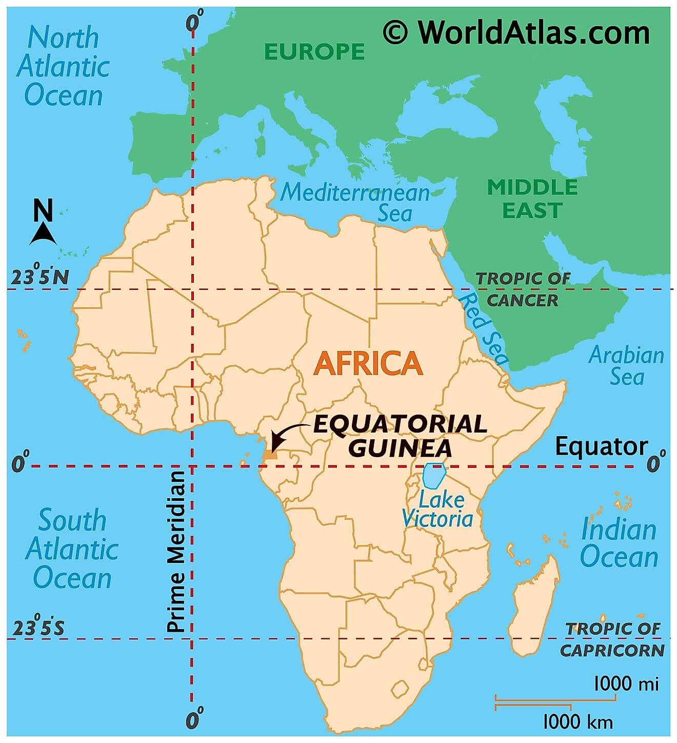 Guinea Xích Đạo ở đâu?
