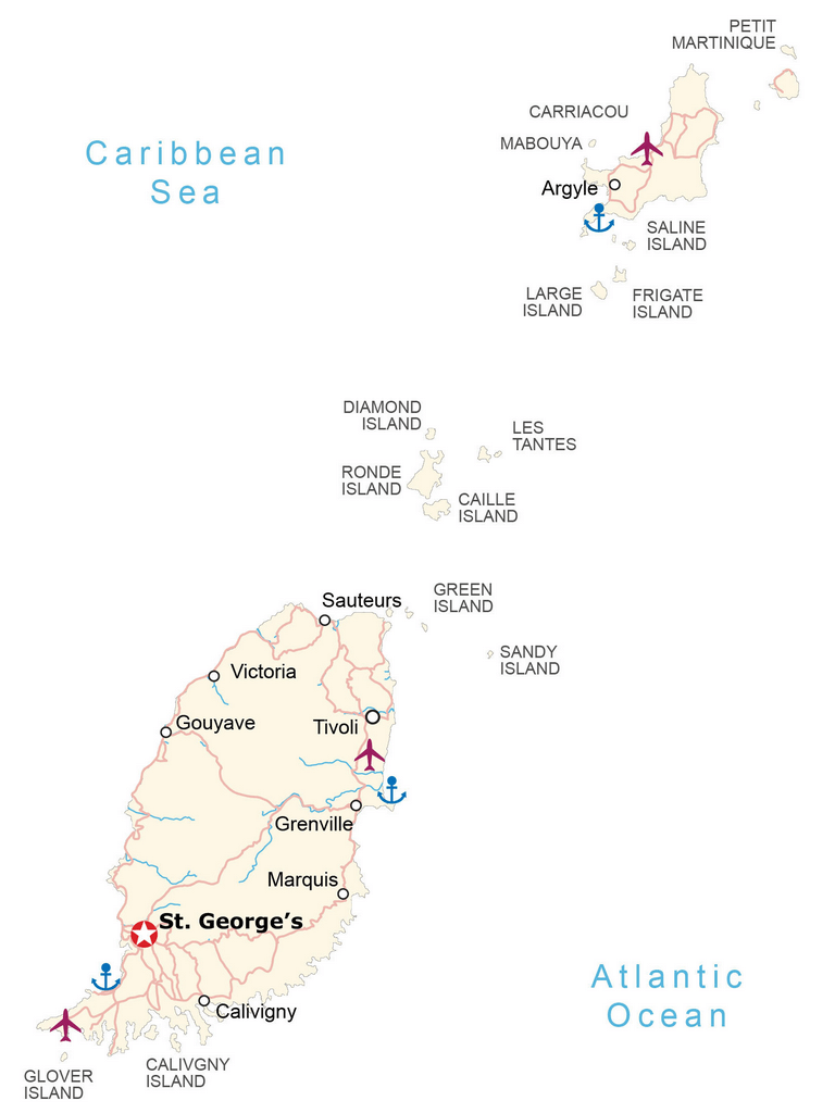 Bản đồ Grenada