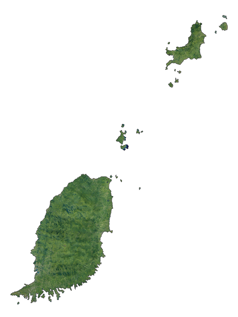 Bản đồ vệ tinh Grenada