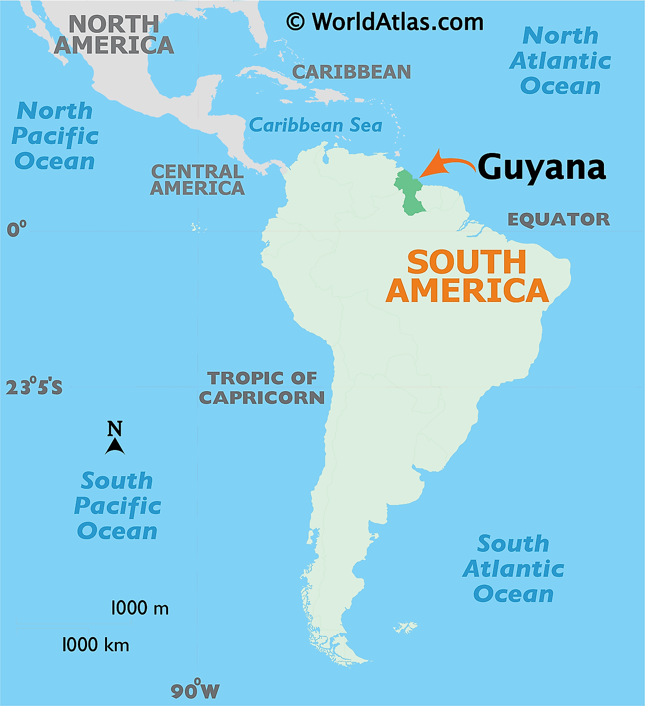 Guyana ở đâu?