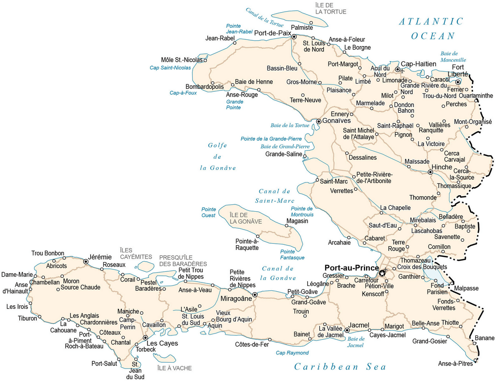 Bản đồ Haiti