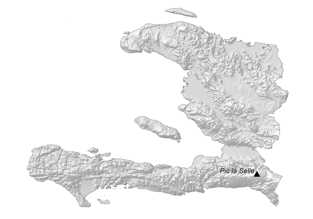 Bản đồ độ cao Haiti