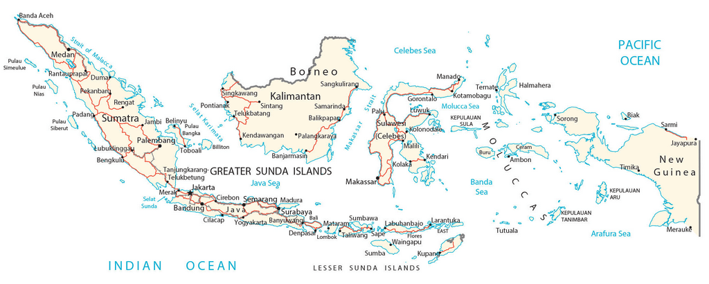 Bản đồ Indonesia