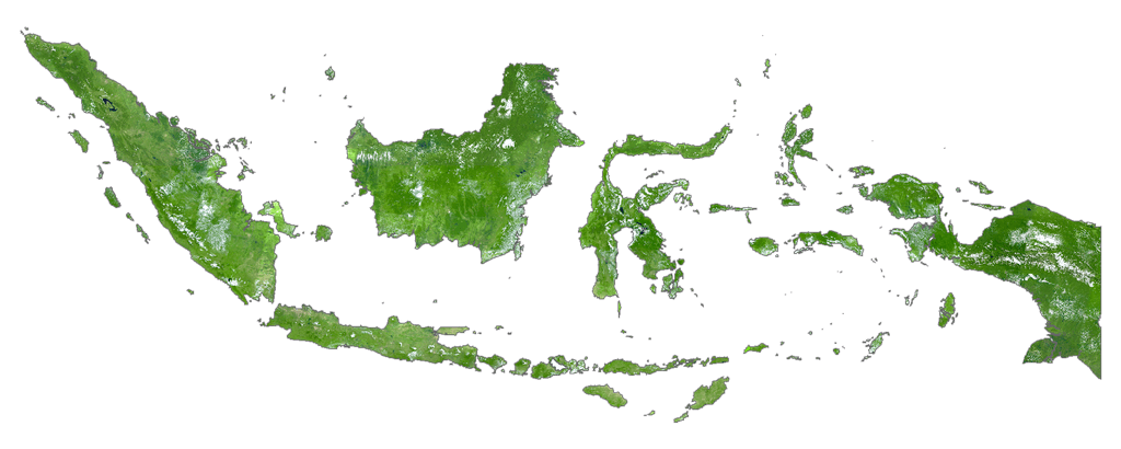 Indonesia Bản đồ vệ tinh