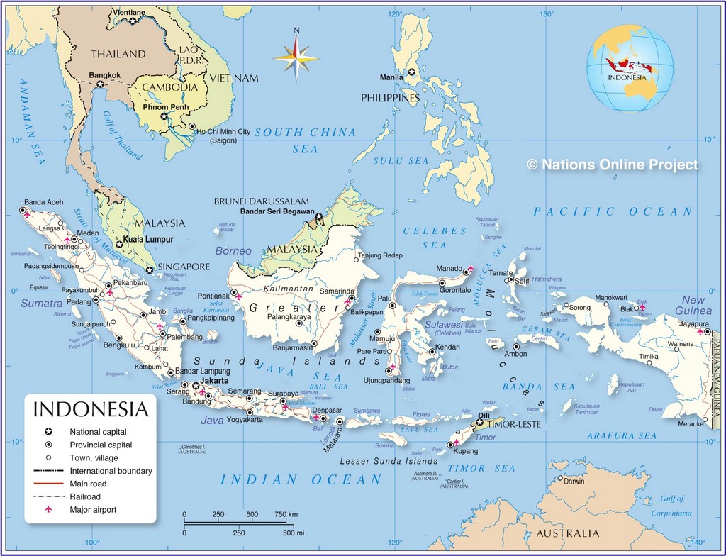 Political Map of Indonesia