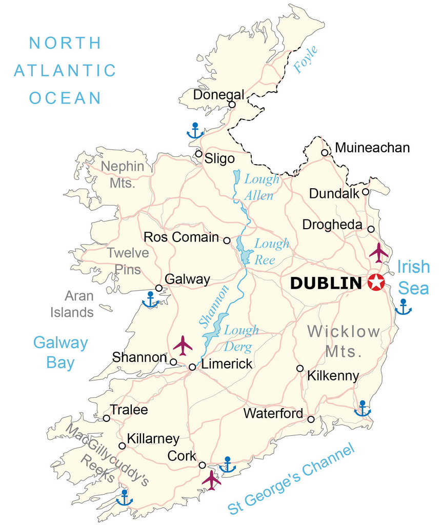 Bản đồ Ireland
