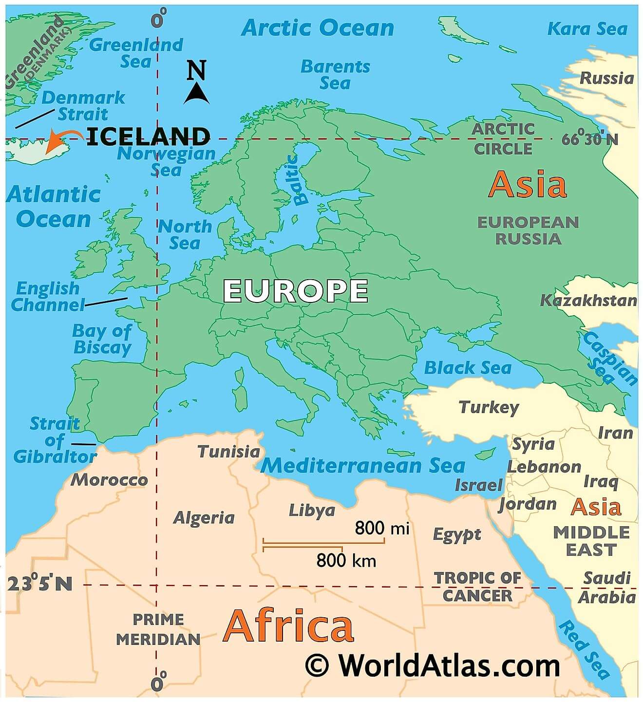 Iceland ở đâu?